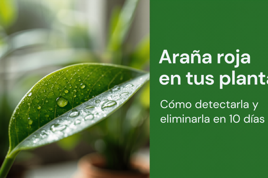 Araña roja en tus plantas: cómo detectarla y eliminarla en 10 días