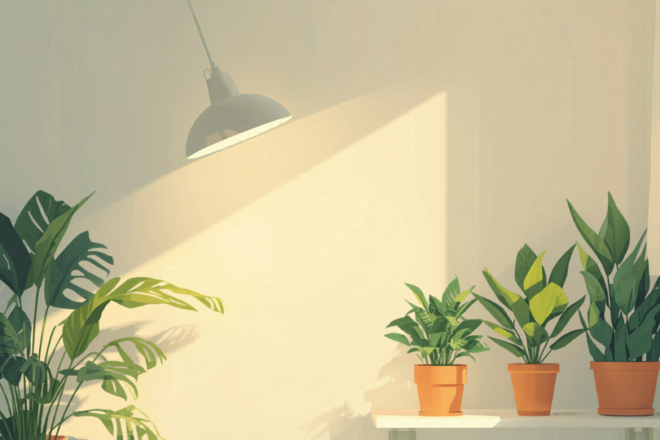 Cómo usar luz artificial para plantas sin gastar en lámparas caras