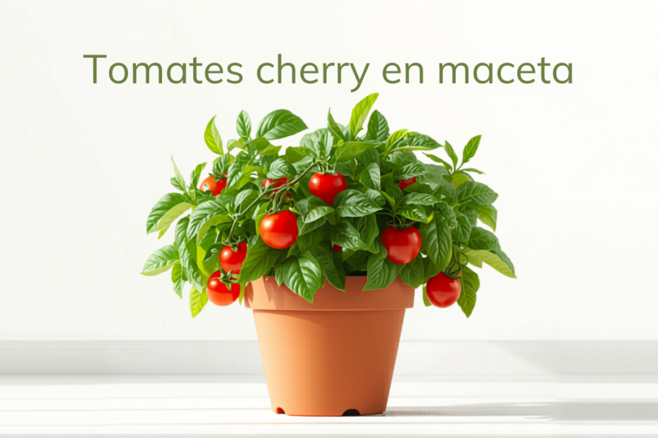Tomates cherry en maceta: guía paso a paso en tu balcón o ventana